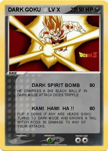 Pokemon DARK GOKU     LV X       25