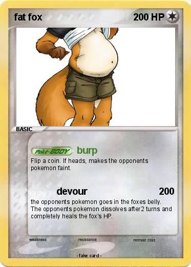 Pokemon fat fox