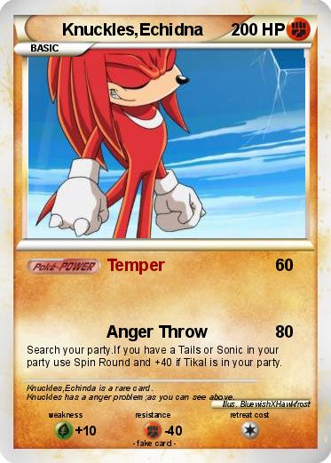 Pokemon Knuckles,Echidna