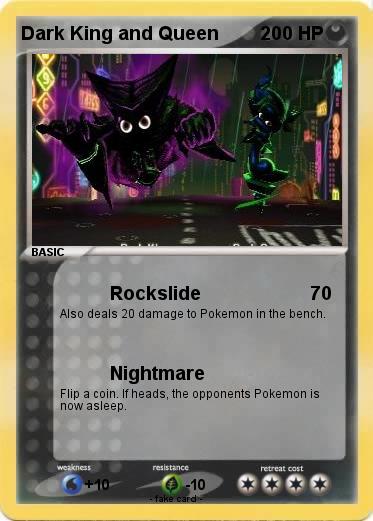 Pokemon Dark King and Queen