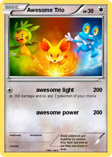 Pokemon Awesome Trio