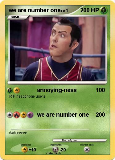 Pokemon we are number one
