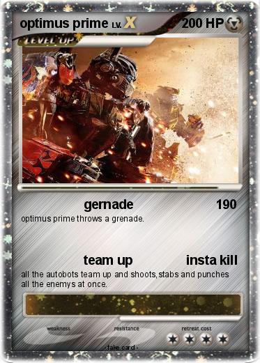 Pokemon optimus prime