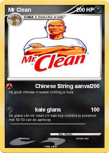 Pokemon Mr Clean