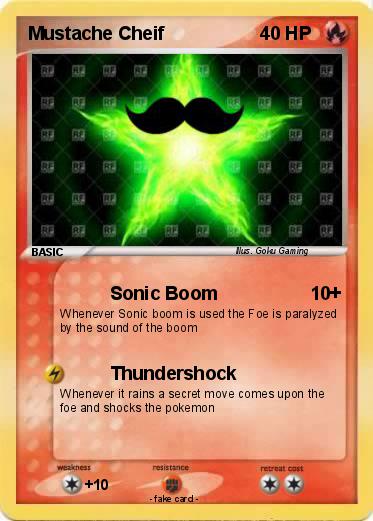 Pokemon Mustache Cheif