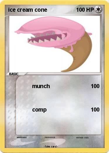 Pokemon ice cream cone