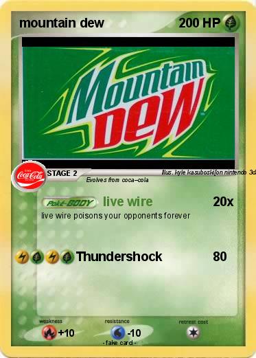 Pokemon mountain dew
