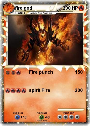 Pokemon fire god