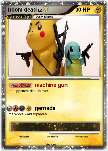 Pokemon boom dead