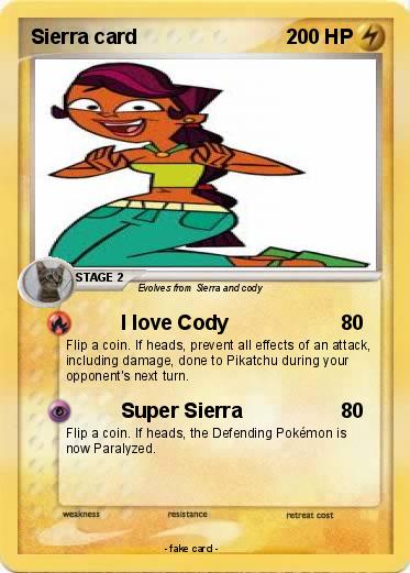 Pokemon Sierra card