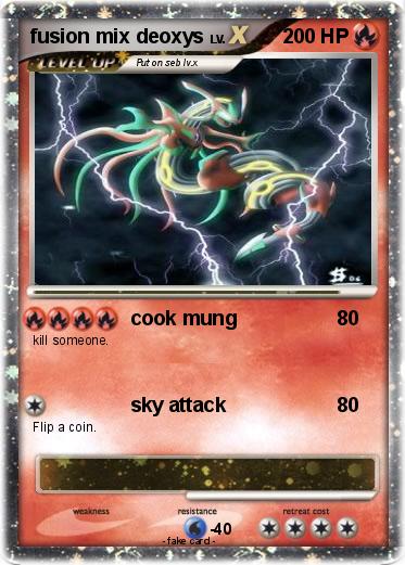 Pokemon fusion mix deoxys