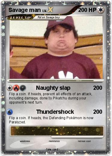 Pokemon Savage man