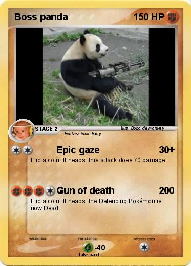 Pokemon Boss panda