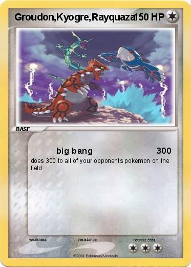 Pokemon Groudon,Kyogre,Rayquaza