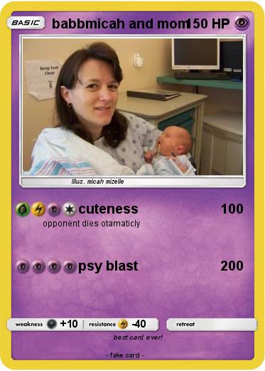 Pokemon babbmicah and mom