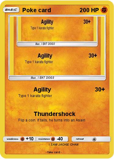 Pokemon Poke card