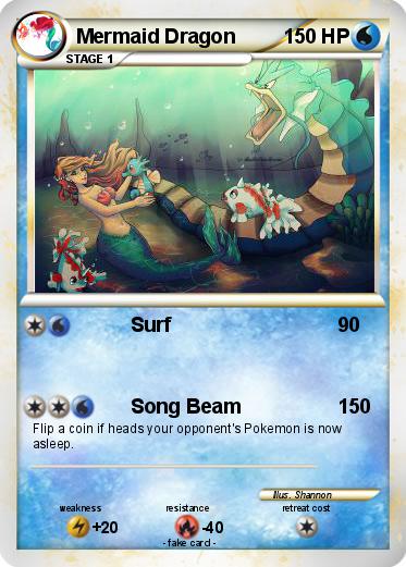 Pokemon Mermaid Dragon