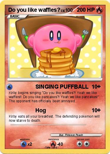 Pokemon Do you like waffles?