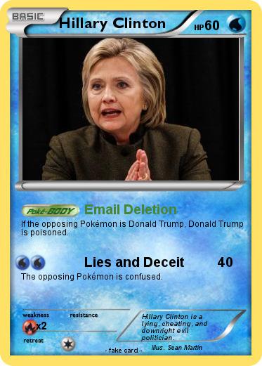 Pokemon Hillary Clinton