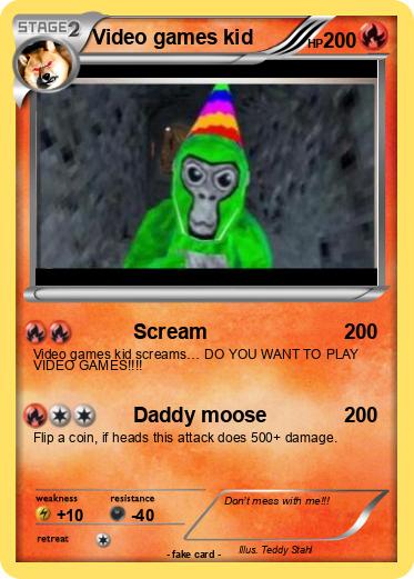 Pokemon Video games kid