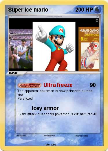 Pokemon Super ice mario