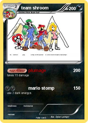 Pokemon team shroom