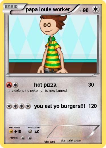 Pokemon papa louie worker