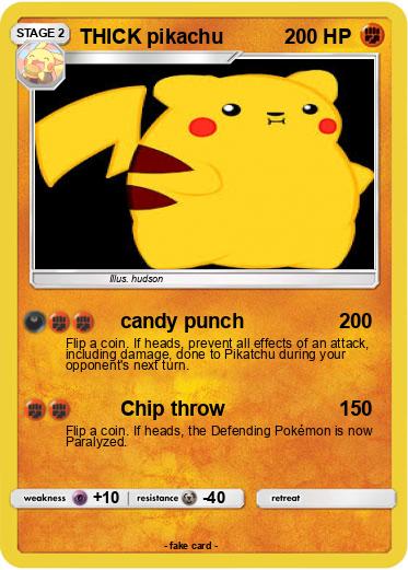 Pokemon THICK pikachu