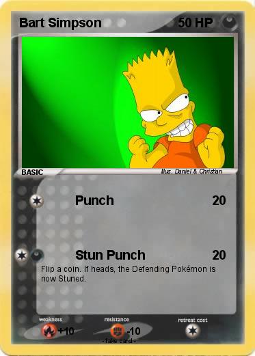 Pokemon Bart Simpson