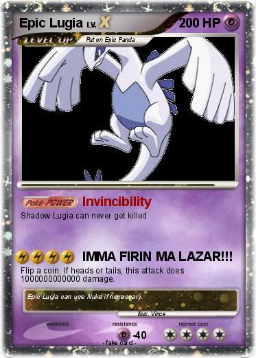 Pokemon Epic Lugia
