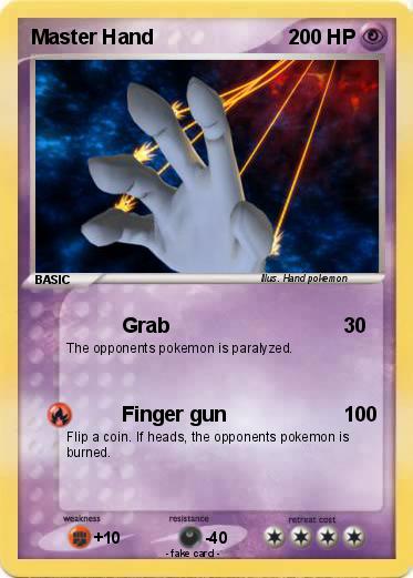 Pokemon Master Hand