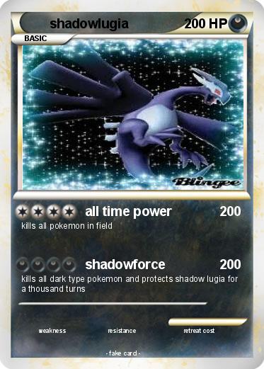 Pokemon shadowlugia