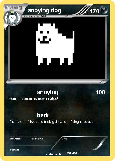 Pokemon anoying dog