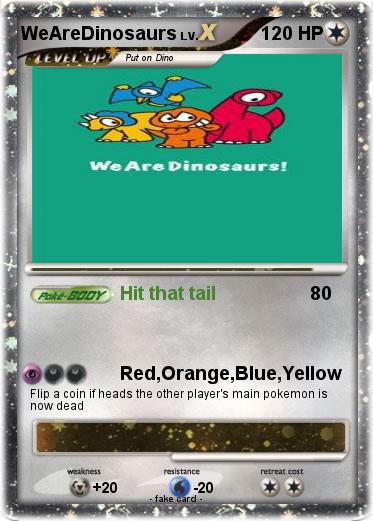 Pokemon WeAreDinosaurs