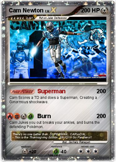 Pokemon Cam Newton