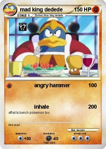 Pokemon mad king dedede
