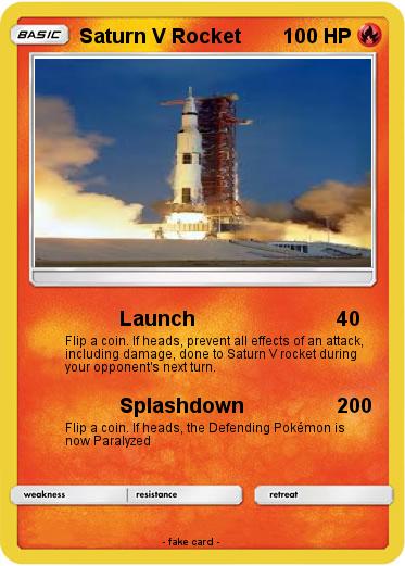 Pokemon Saturn V Rocket