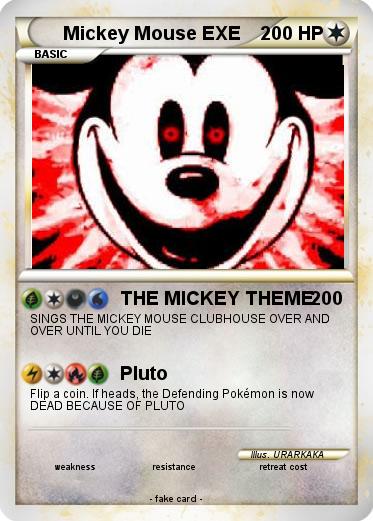 Pokemon Mickey Mouse EXE