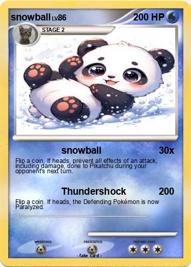 Pokemon snowball
