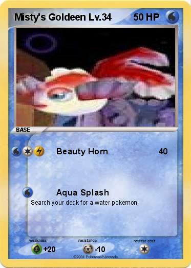 Pokemon Misty's Goldeen Lv.34