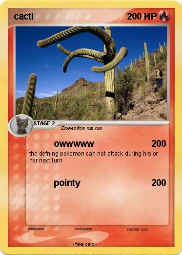 Pokemon cacti