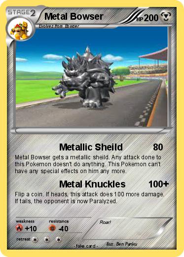 Pokemon Metal Bowser