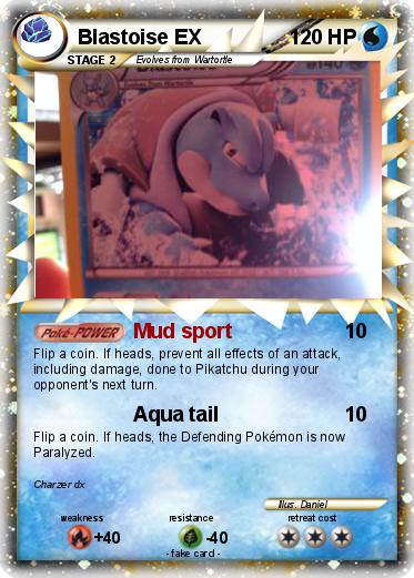 Pokemon Blastoise EX
