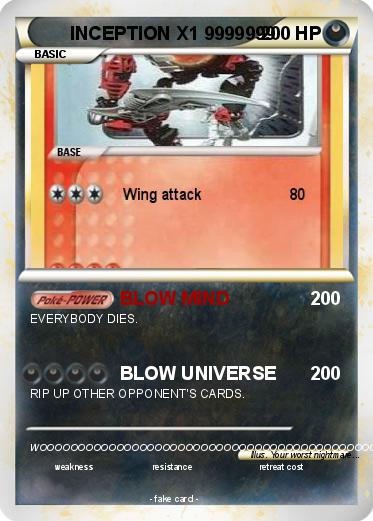 Pokemon INCEPTION X1 9999999