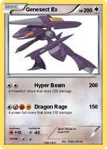 Pokemon Genesect Ex