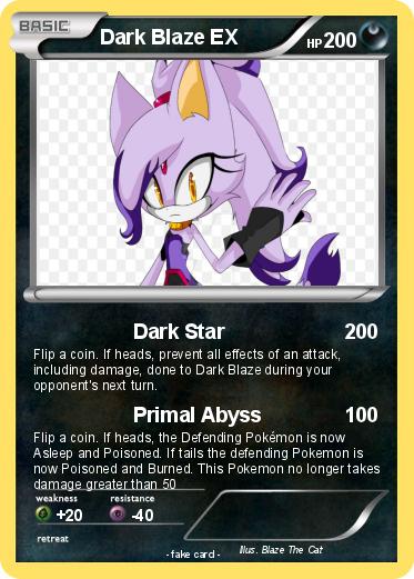 Pokemon Dark Blaze EX