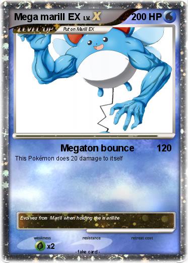 Pokemon Mega marill EX