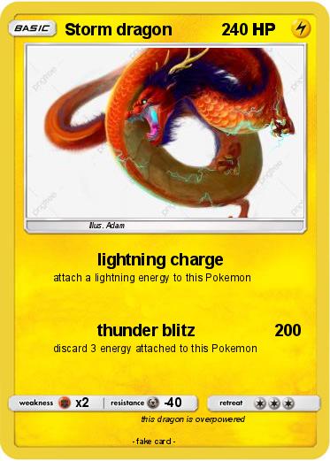 Pokemon Storm dragon           2     HP