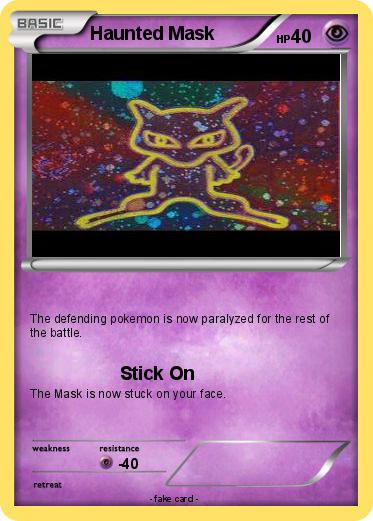 Pokemon Haunted Mask