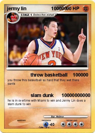 Pokemon jermy lin                   100000